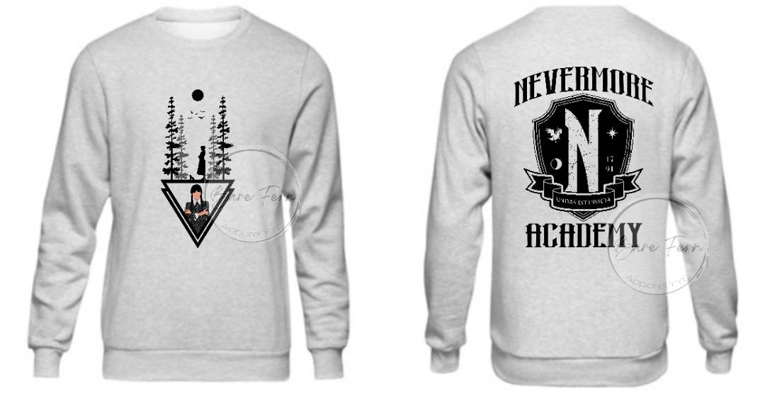 Nevermore Academy | Transfer Only | Please add shirt or sweater to order*