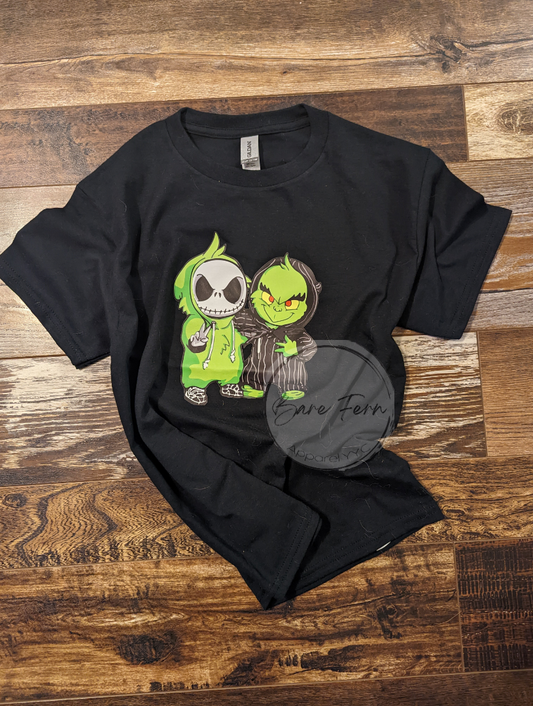 Baby Jack & Grnch | Transfer Only | Please add shirt or sweater to order*