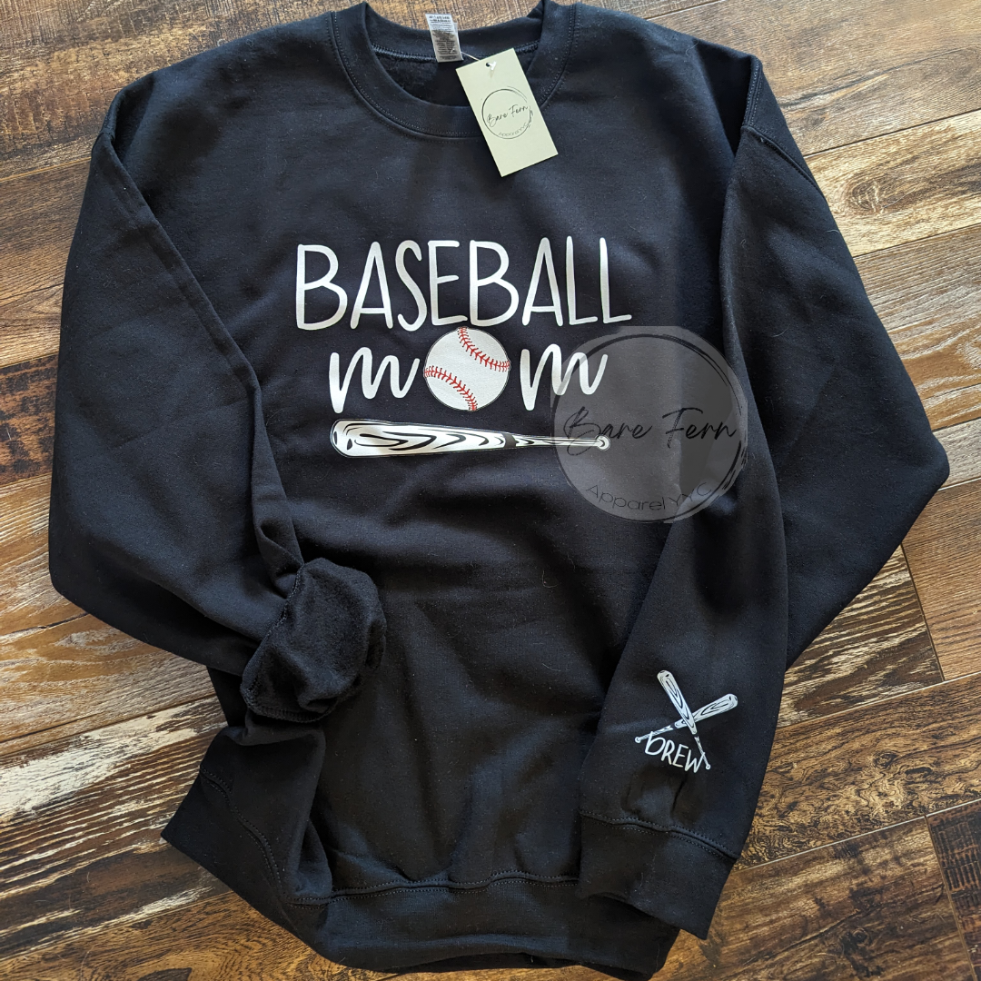 EGS Baseball Mom w. Sleeve - Personalized