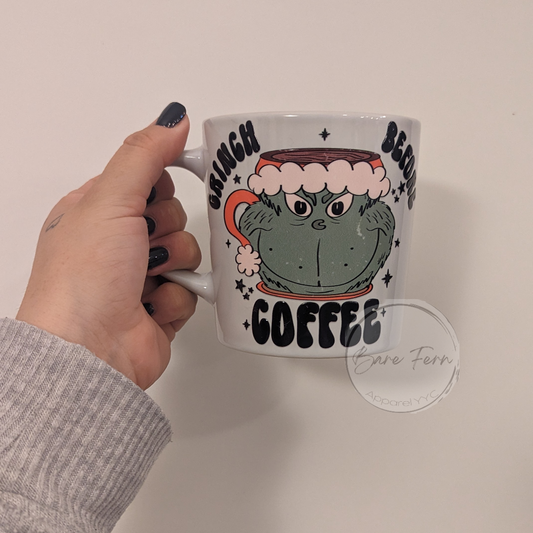 Grinch Before Coffee | Coffee Mug