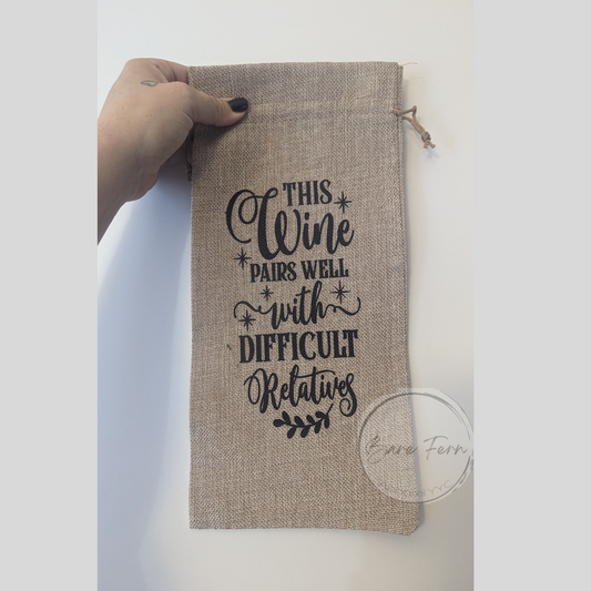 Difficult Relatives | Wine Bag