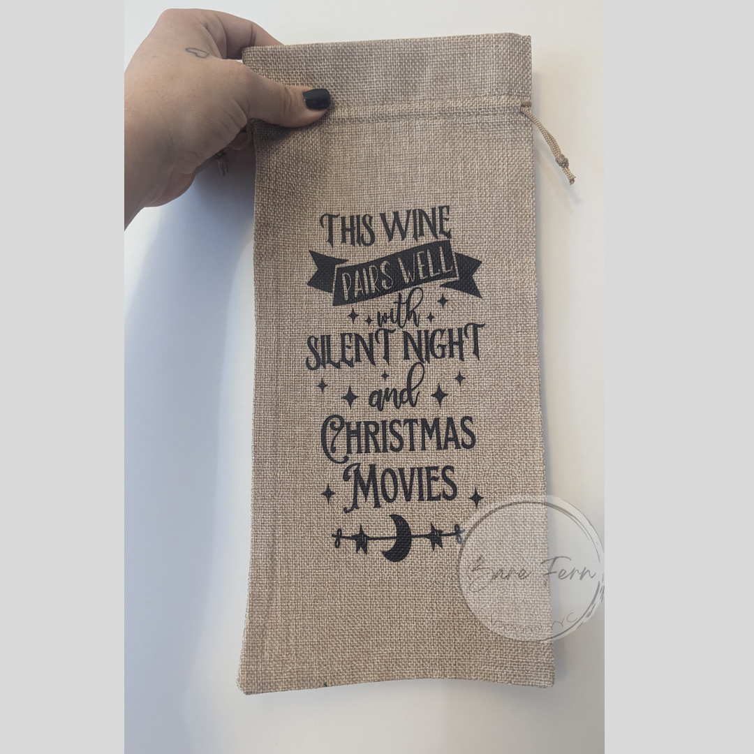 Silent Night | Wine Bag