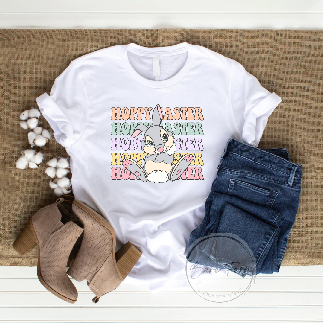 Hoppy Easter | Transfer Only | Please add shirt or sweater to order*