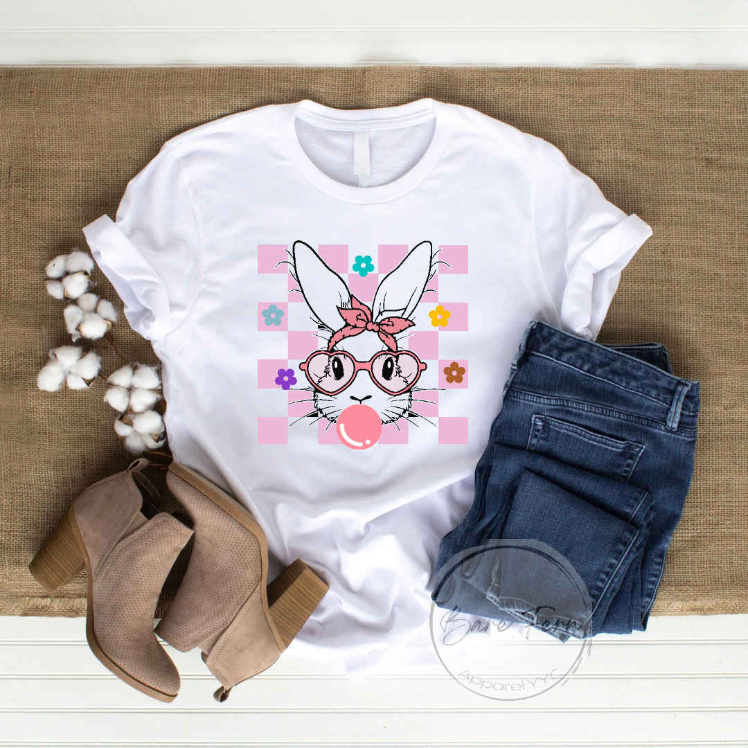 Cute Bunny | Transfer Only | Please add shirt or sweater to order*