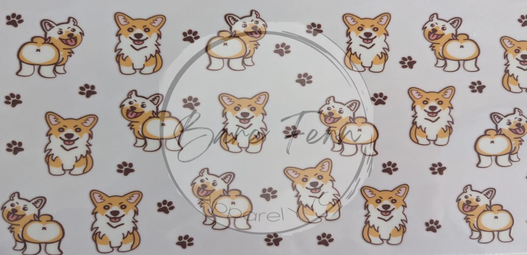 Corgi | Print Only | Please add drinkware to order*