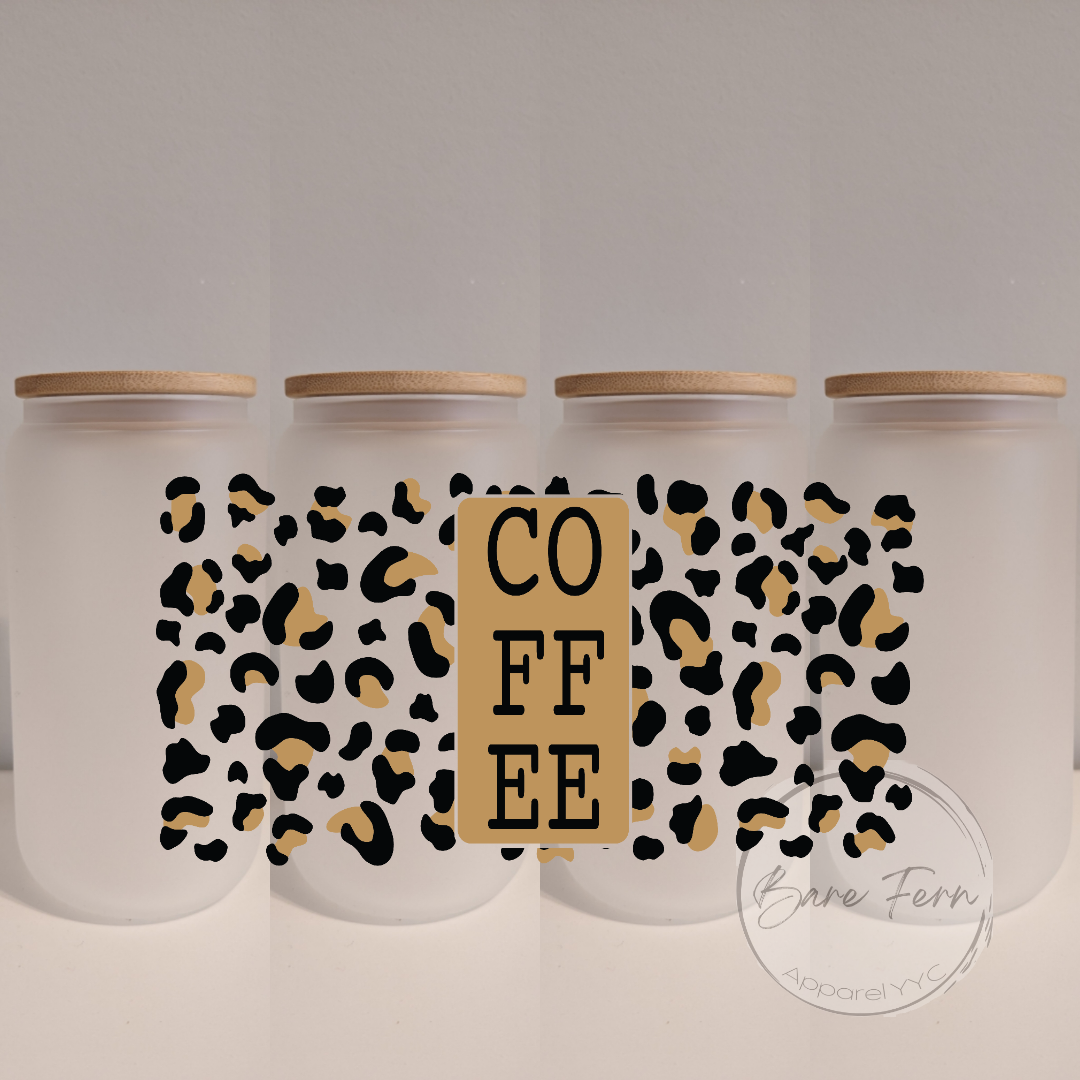 Leopard Coffee | Print Only | Please add drinkware to order*