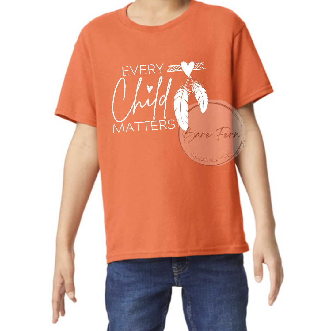 Every Child Matters Feather | Transfer Only | Please add shirt or sweater to order*