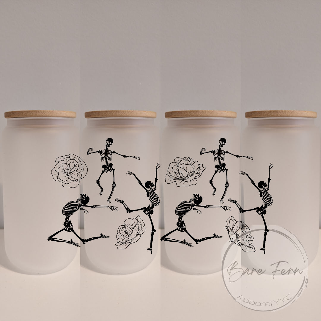 Dancing Skellies | Print Only | Please add drinkware to order*