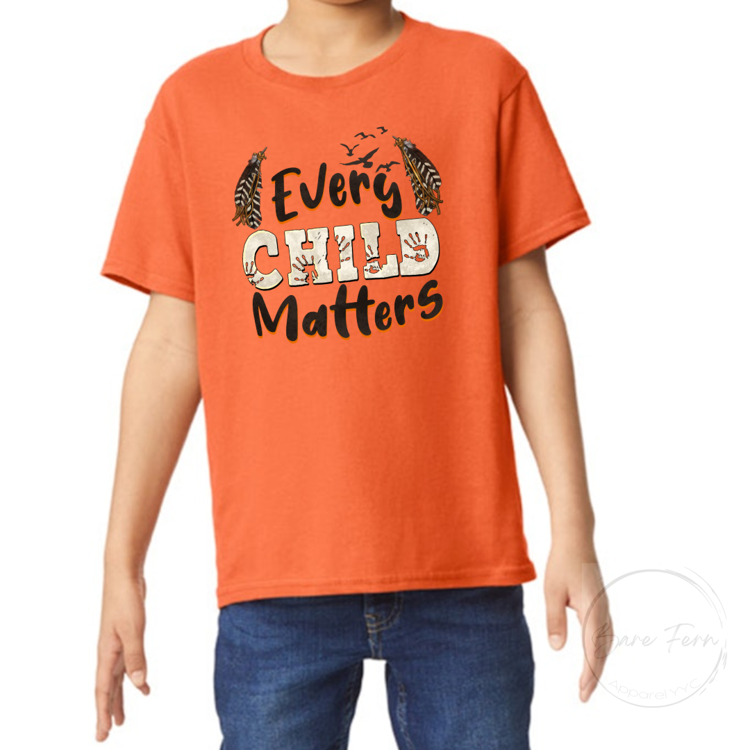 Every Child Matters w. Handprint | Orange Shirt Day