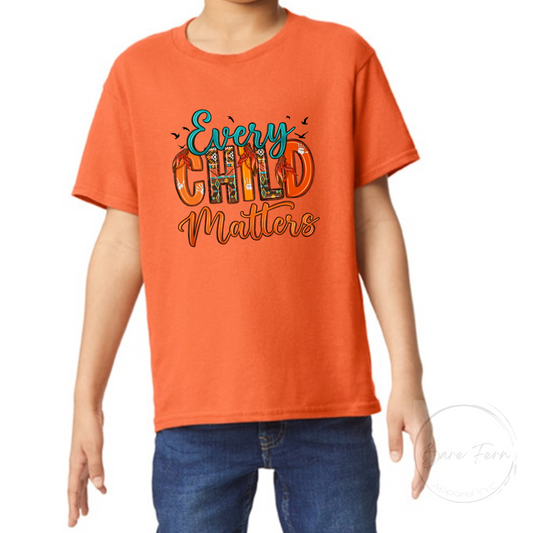 Every Child Matters w. Color | Orange Shirt Day