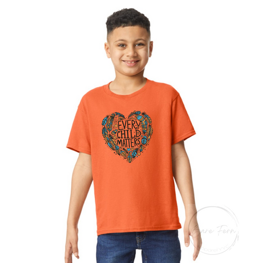 Every Child Matters [Heart]| Orange Shirt Day