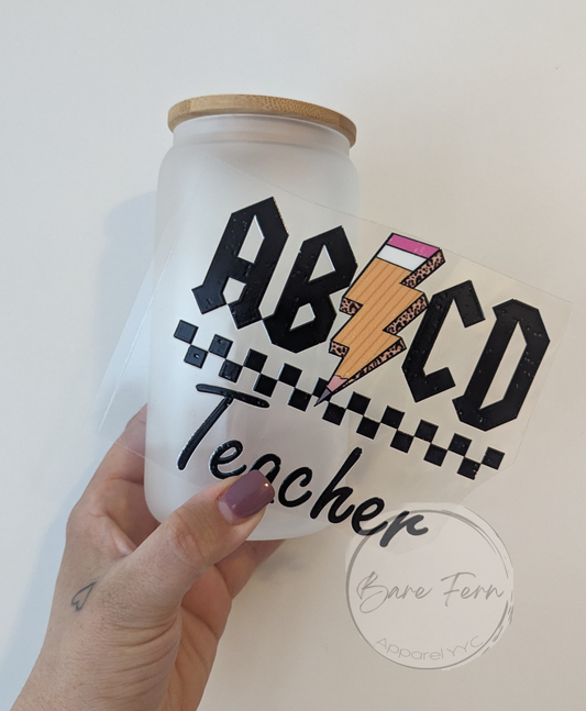 ABCD Teacher | Frosted Tumbler