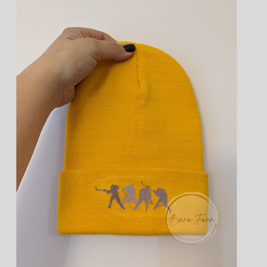 Hockey Player | Yellow Beanie