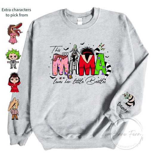 Mama Loves Her Beetles | Transfer Only | Please add shirt or sweater to order*