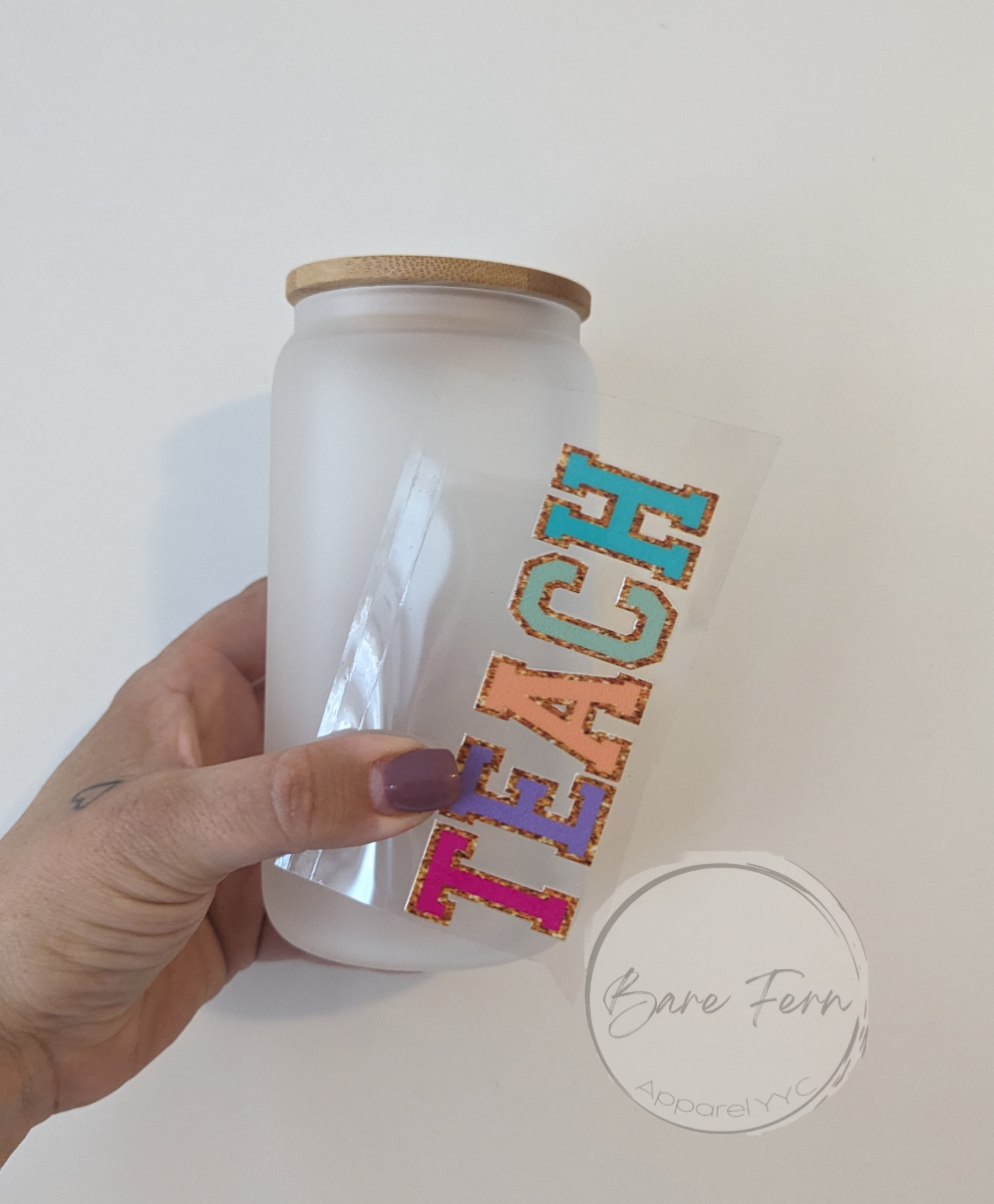 Teach | Frosted Tumbler