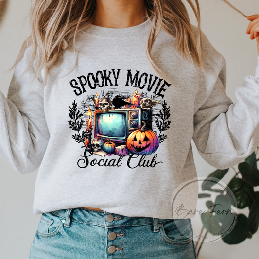 Spooky Movie Social Club | Transfer Only | Please add shirt or sweater to order*