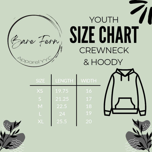 Crewneck Sweater Blank | For Youth |
