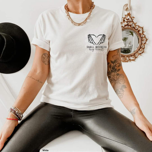 Small Business Big Hearts | Transfer Only | Please add shirt or sweater to order*