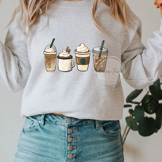 Traditional Coffee Lover | Transfer Only | Please add shirt or sweater to order*