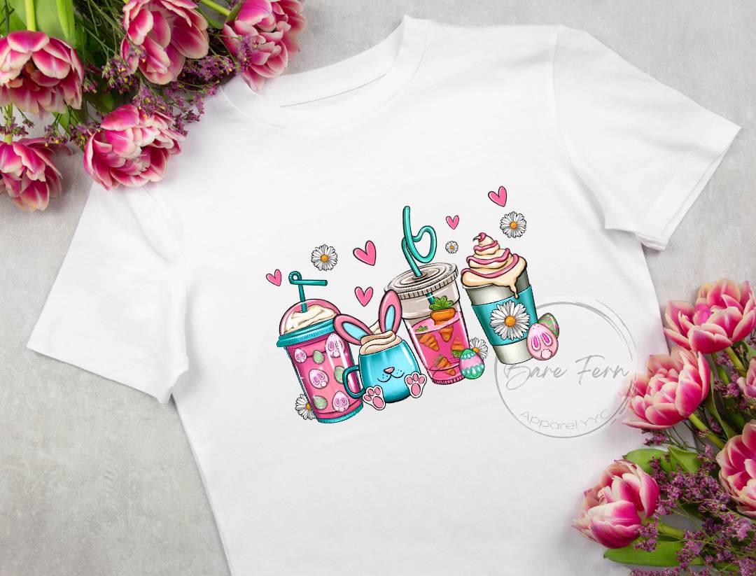 'Easter' Coffee Lover | Transfer Only | Please add shirt or sweater to order*